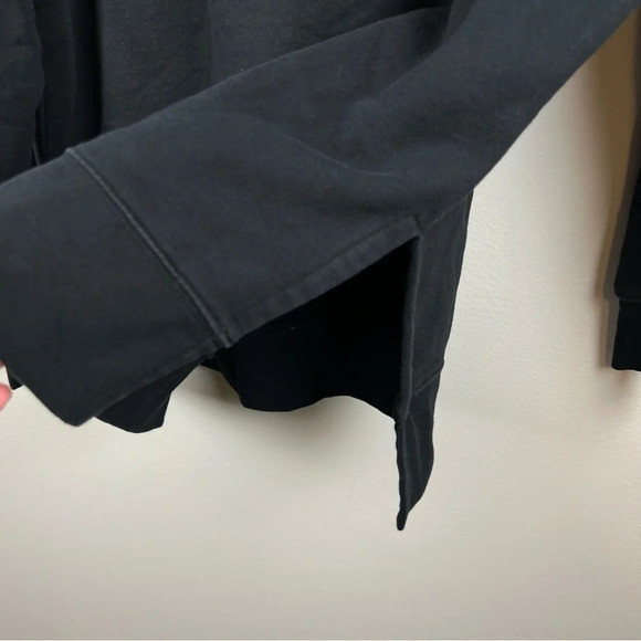 Athleta 24/7 Funnel Neck Sweatshirt Womens Size XS Black Cozy Turtleneck Comfy - Picture 9 of 11